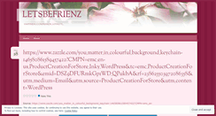 Desktop Screenshot of letsbefrienz1.wordpress.com