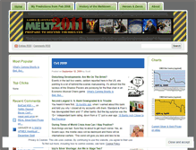 Tablet Screenshot of meltdown2011.wordpress.com