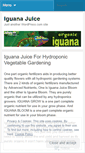 Mobile Screenshot of iguanajuice.wordpress.com