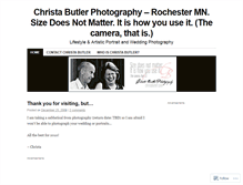 Tablet Screenshot of christabutlerphotography.wordpress.com