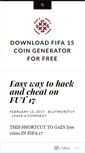 Mobile Screenshot of pdownloadfifa15.wordpress.com