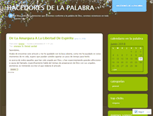 Tablet Screenshot of hacedoresdelapalabra.wordpress.com