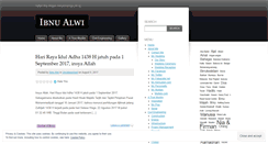 Desktop Screenshot of ibnualwi.wordpress.com