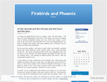 Tablet Screenshot of firebirdsandphoenix.wordpress.com