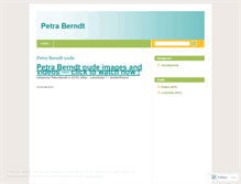 Tablet Screenshot of petraberndt.wordpress.com