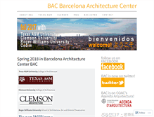 Tablet Screenshot of barcelonaarchitecturecenter.wordpress.com