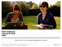 Tablet Screenshot of fierywomen.wordpress.com