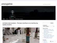 Tablet Screenshot of antonyjwhite.wordpress.com
