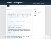 Tablet Screenshot of jambaunderground.wordpress.com