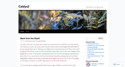 Desktop Screenshot of caldys2.wordpress.com