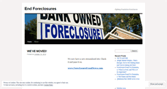 Desktop Screenshot of endforeclosures.wordpress.com