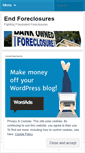 Mobile Screenshot of endforeclosures.wordpress.com