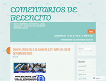 Tablet Screenshot of comitedebelencito.wordpress.com