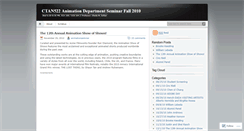 Desktop Screenshot of animationseminar.wordpress.com