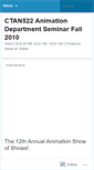 Mobile Screenshot of animationseminar.wordpress.com