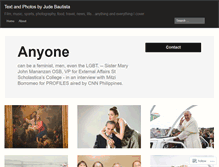 Tablet Screenshot of judebautista.wordpress.com