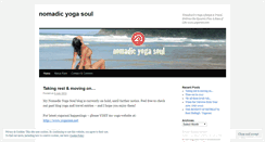 Desktop Screenshot of nomadicyogasoul.wordpress.com