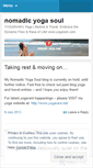 Mobile Screenshot of nomadicyogasoul.wordpress.com
