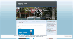 Desktop Screenshot of kencarylranch.wordpress.com