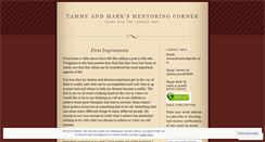 Desktop Screenshot of marktammy.wordpress.com