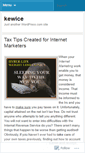 Mobile Screenshot of kewice.wordpress.com