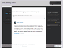 Tablet Screenshot of lifelearningnurse.wordpress.com