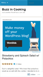 Mobile Screenshot of buzzincooking.wordpress.com