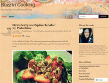 Tablet Screenshot of buzzincooking.wordpress.com