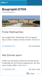 Mobile Screenshot of bauprojekt.wordpress.com