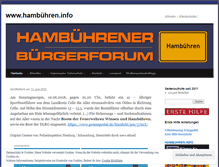 Tablet Screenshot of hambuehren.wordpress.com