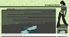 Desktop Screenshot of afeatheredworld.wordpress.com