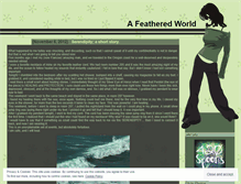 Tablet Screenshot of afeatheredworld.wordpress.com