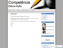 Tablet Screenshot of competenciaeducaacao.wordpress.com