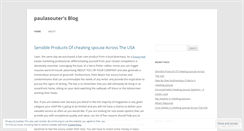 Desktop Screenshot of paulasouter.wordpress.com