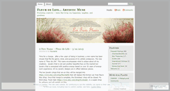 Desktop Screenshot of lestroisfleurs.wordpress.com