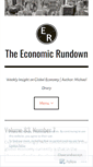 Mobile Screenshot of economicrundown.wordpress.com