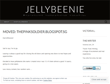 Tablet Screenshot of jellybeenie.wordpress.com