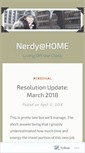 Mobile Screenshot of nerdypaws.wordpress.com