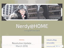 Tablet Screenshot of nerdypaws.wordpress.com