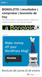 Mobile Screenshot of bonoloto.wordpress.com