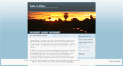 Desktop Screenshot of lucyinafrica.wordpress.com
