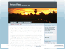 Tablet Screenshot of lucyinafrica.wordpress.com