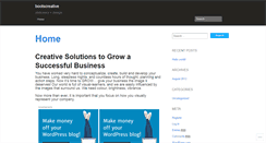 Desktop Screenshot of bootscreative.wordpress.com