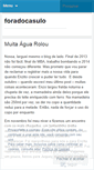 Mobile Screenshot of foradocasulo.wordpress.com
