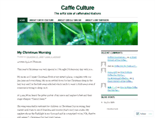 Tablet Screenshot of caffeculture.wordpress.com