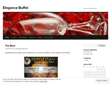 Tablet Screenshot of elegancebuffet.wordpress.com