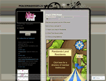 Tablet Screenshot of peacemagoozel21.wordpress.com