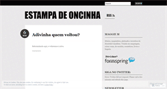 Desktop Screenshot of estampadeoncinha.wordpress.com