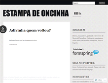 Tablet Screenshot of estampadeoncinha.wordpress.com