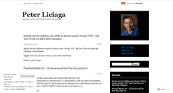 Desktop Screenshot of liciagawebsite.wordpress.com